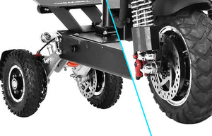 Disc Brakes of Teewing T3 1000W Electric 3 wheels