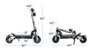 Geometry-of-Teewing-Mars-6000W-Dual-Motor-Electric-Scooter