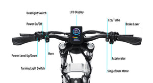 Handlebar-of-Teewing-Mars-6000W-Dual-Motor-Electric-Scooter