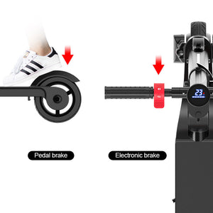 Braking system of teewing x6 electric scooters