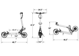 Geometry-of-Teewing-S10-Electric-Scooter