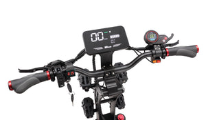 Large LCD Display of Z5 72V 8000W Dual Motor Electric Kick Scooters