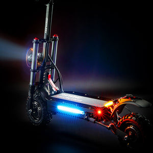 Colorful LED Lighting of Teewing X4 e scooters