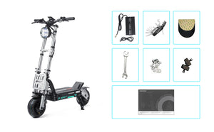 Packing List of Teewing Mars 6000W Dual Motor Electric Scooter