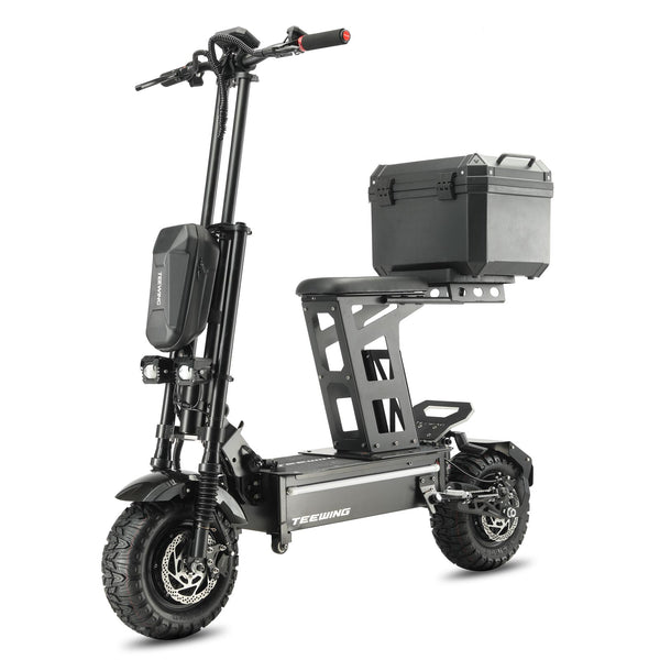 Teewing Z4 Pro 8000W adults electric scooter with seat and tailbox